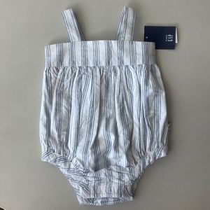 NWT Baby Gap Shorty Striped One-piece Romper size 0-3 Months